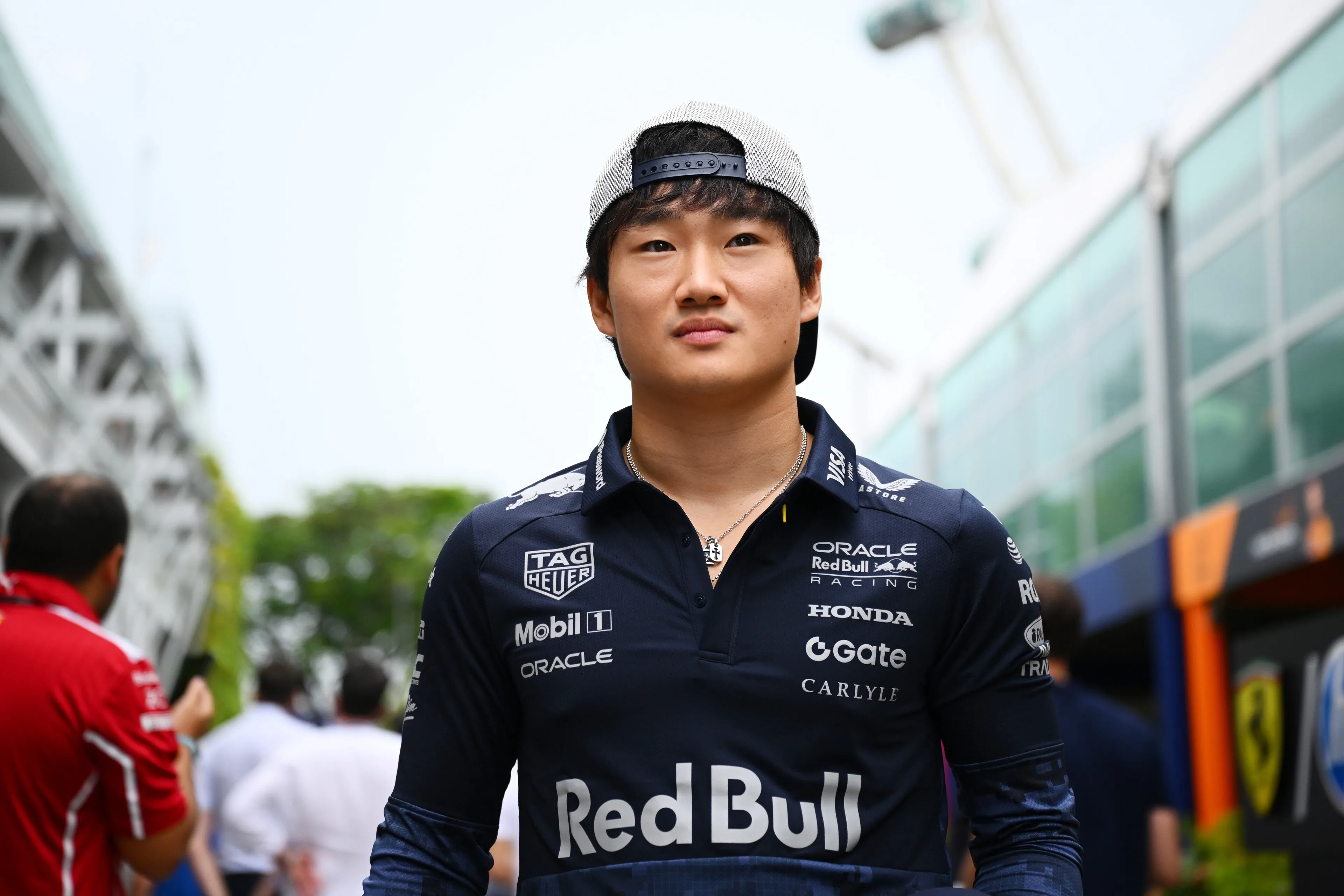 tsunoda singapore paddock