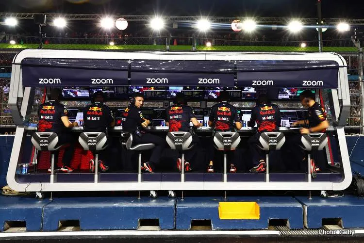 red bull pitwall singapore 2022