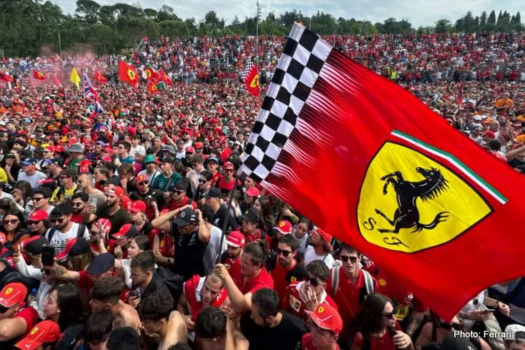 ferrari fans imola f1