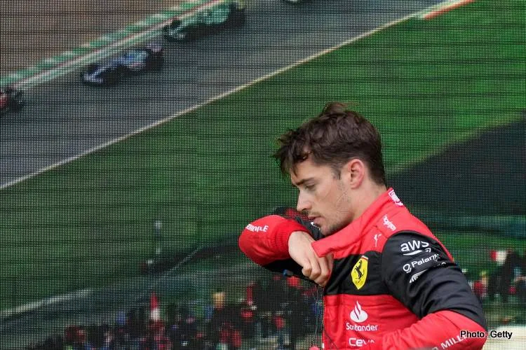 1 leclerc getty ferrari imola crsah spin f1
