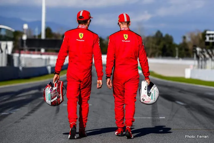 1 leclerc vettel