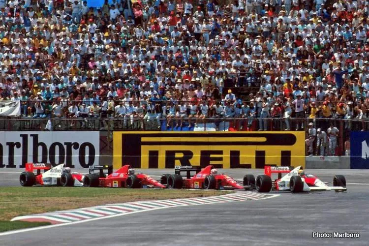 1 senna mexico 1989 winner mclaren berger prost