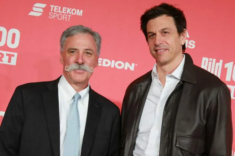 1 toto wolff mercedes chase carey ceo f1 formula 1 liberty media gettyimages