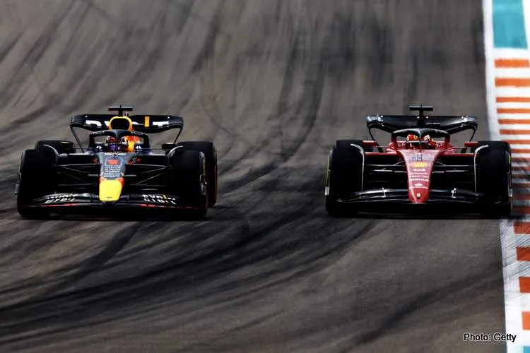 1 verstappen leclerc battle for lead