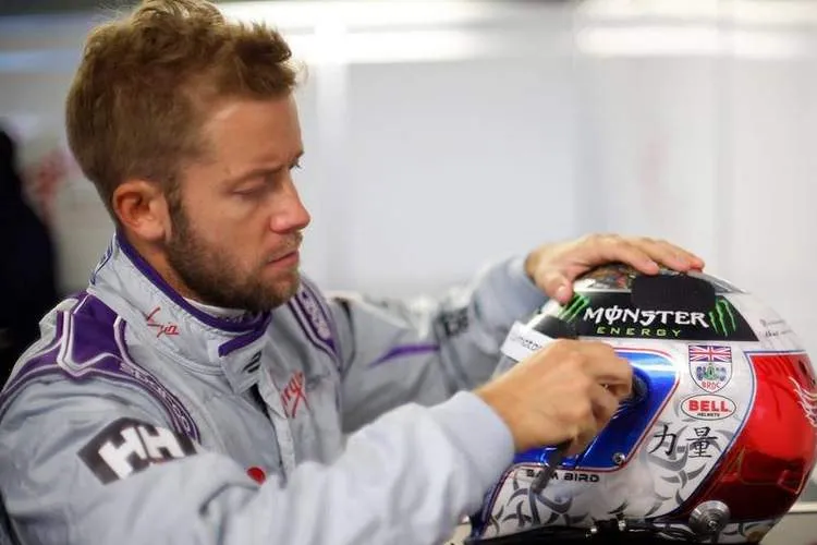 1 virgin racing sam bird helmet