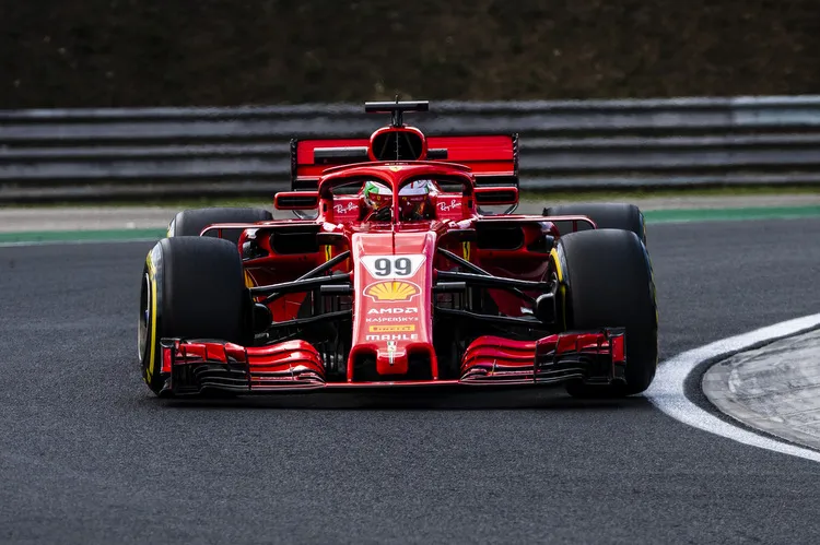 180078 test ungheria day 1 giovinazzi