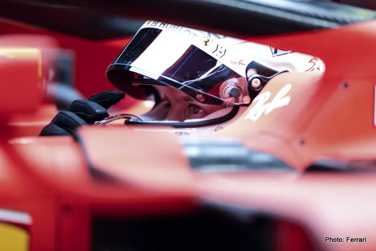 190007 test barcellona vettel day 1