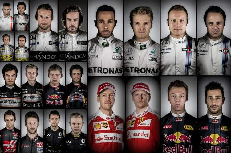 2016 f1 drivers