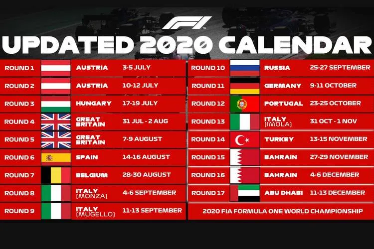 2020 f1 season revised 17 races graphic 1