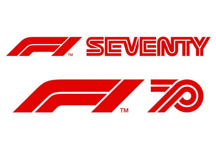 2020 formula 1 70 logo f1 new