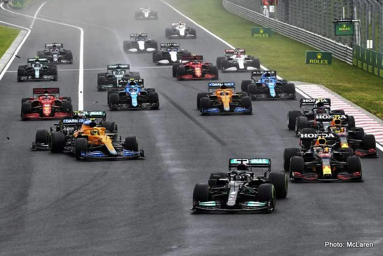 2021 hungarian grand prix start