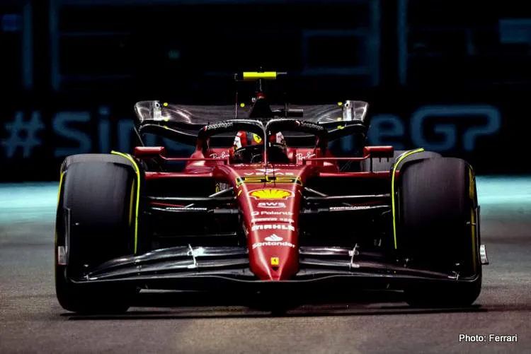 220018 scuderia ferrari singapore gp free practice gallery