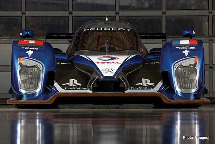 a legendary peugeot le mans race car is for sale