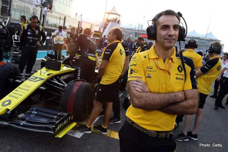 abiteboul f1 renault grid getty