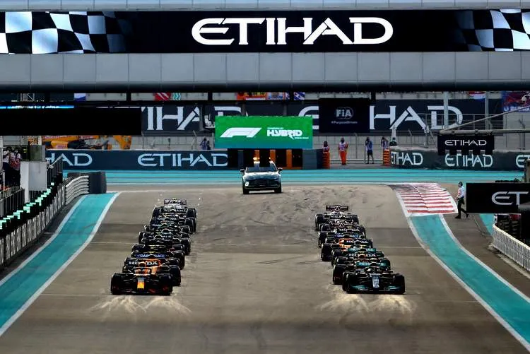 abud dhabi grand prix start final f1