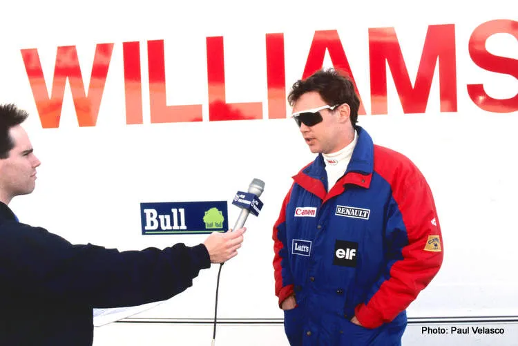 al unser junior jr williams test estoril 1991 f1