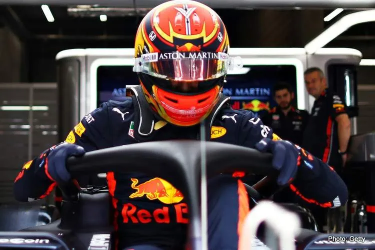 albon first red bull drive 2019 spa