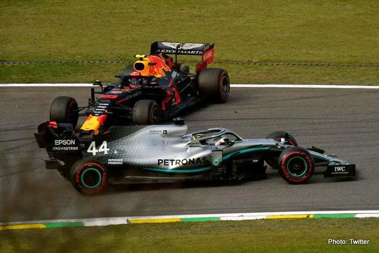 albon hamilton crash austrian grand prix