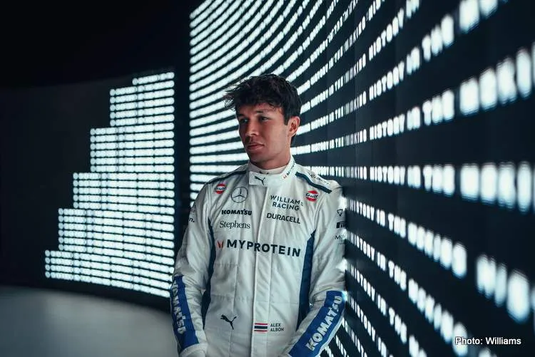 albon williams launch 2024