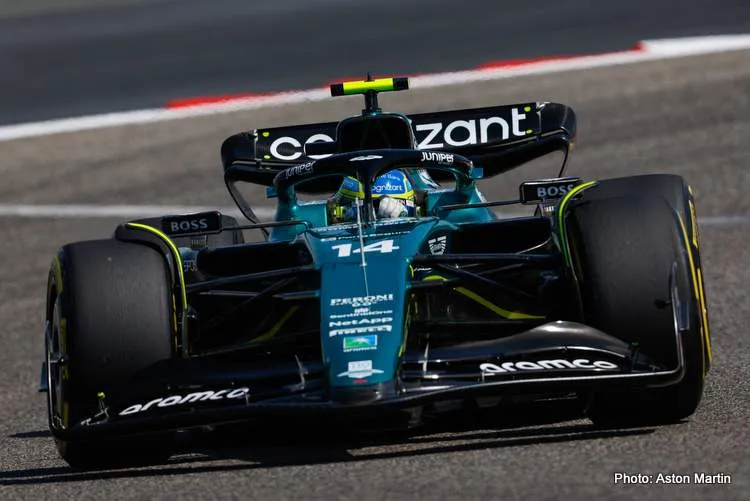 alonso bahrain testing 3 2024