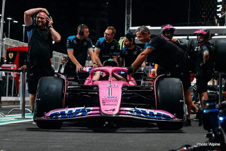 alpine team f1 jeddah