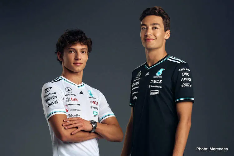 antonelli russell mercedes villeneuve f1 too soon