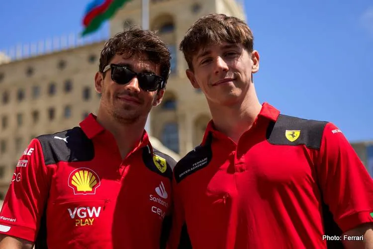 arthur charles leclerc f1 ferrari