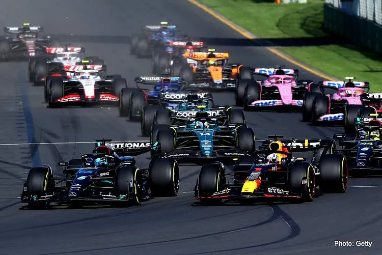 australian gp start f1 2023 getty 1