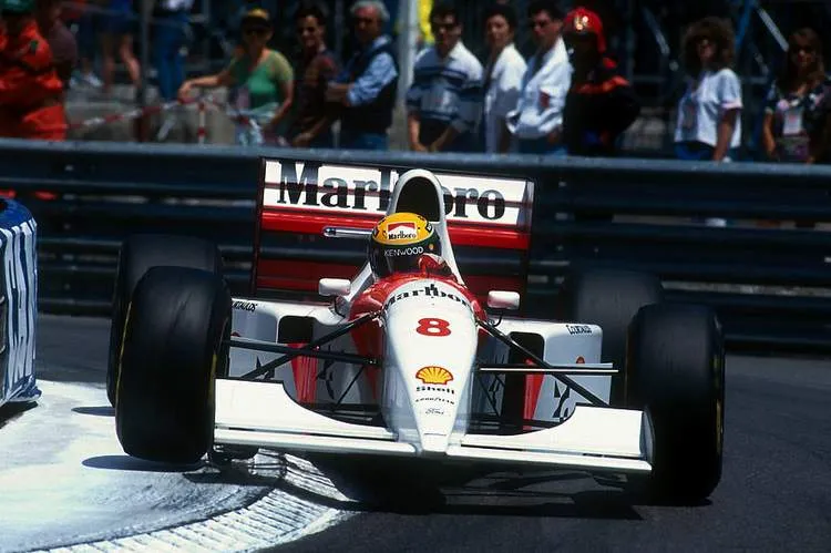 ayrton senna monaco