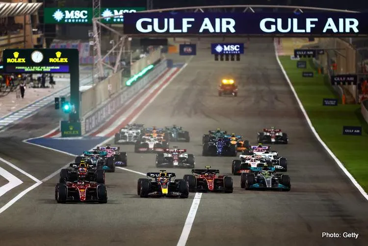 bahrain race start 2 2022