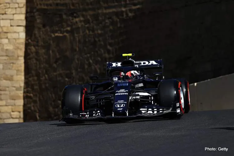 baku fp2 2021 gasly alphatauri