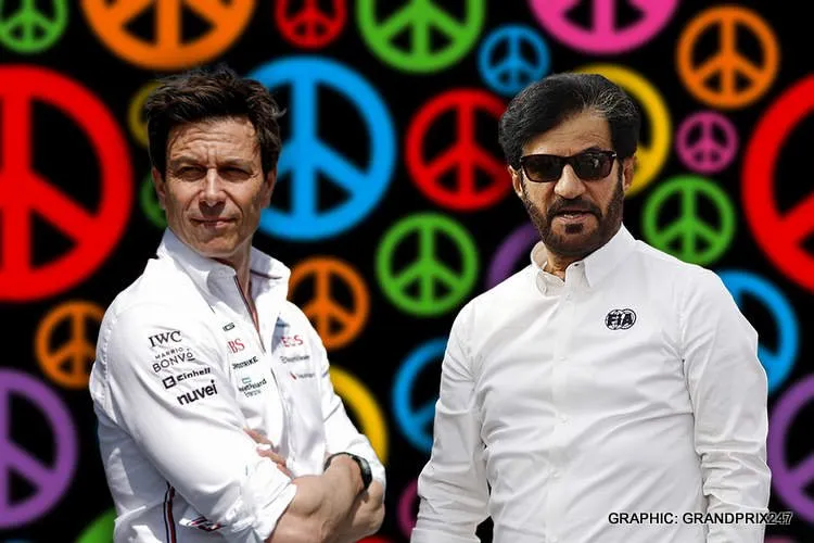 ben sulayem versus toto wolff fia president peace