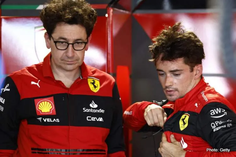 binotto leclerc ferrari