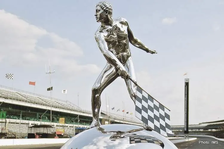 borg warner trophy flag man