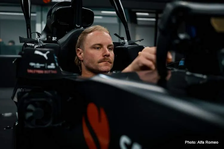 bottas alfa romeo simulator 2023