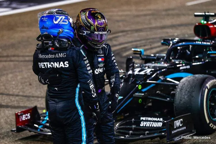 bottas hamilton abu dhabi 2020