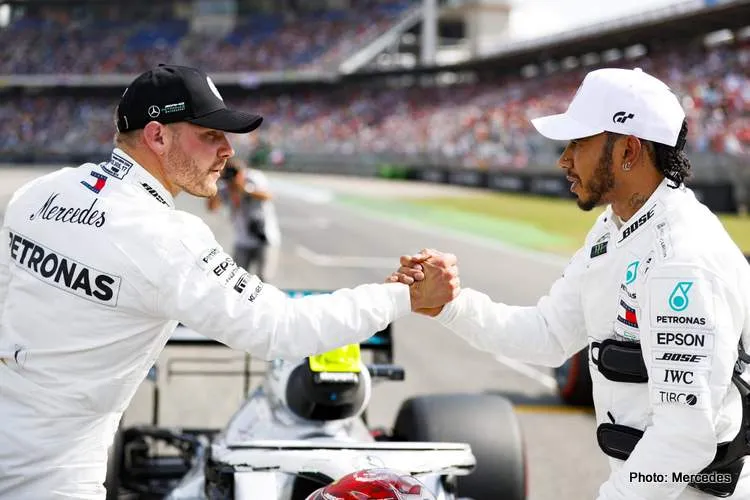 bottas hamilton germany 2019 qualifying