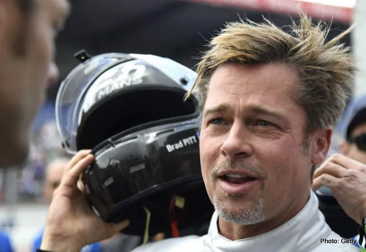 brad pitt f1 grand prix british f1 silverstone