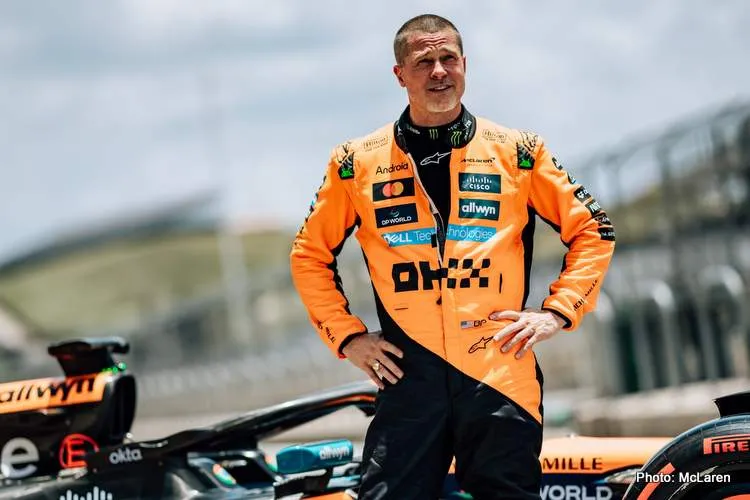 brad pitt mclaren f1