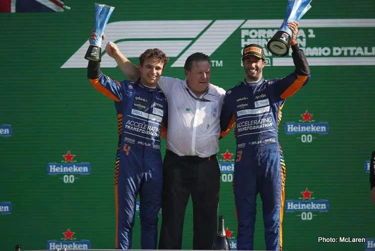 brown norris ricciardo italy21 2022