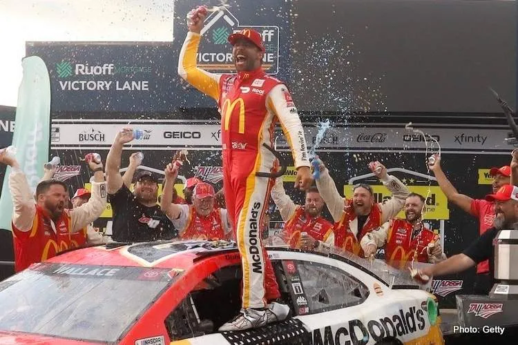 bubba wallace winner talladega nascar