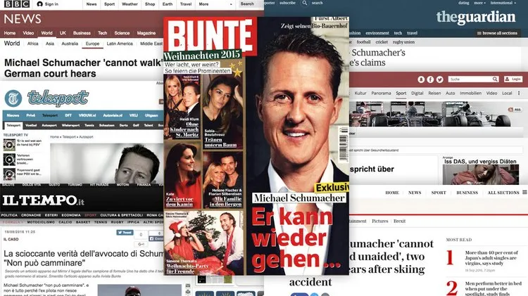 bunte michael schumacher