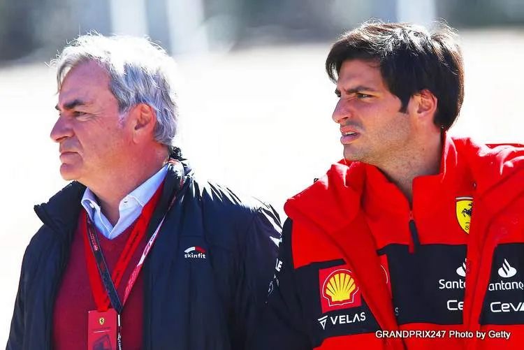 carlos sainz father son 2024