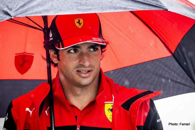 carlos sainz imola rain