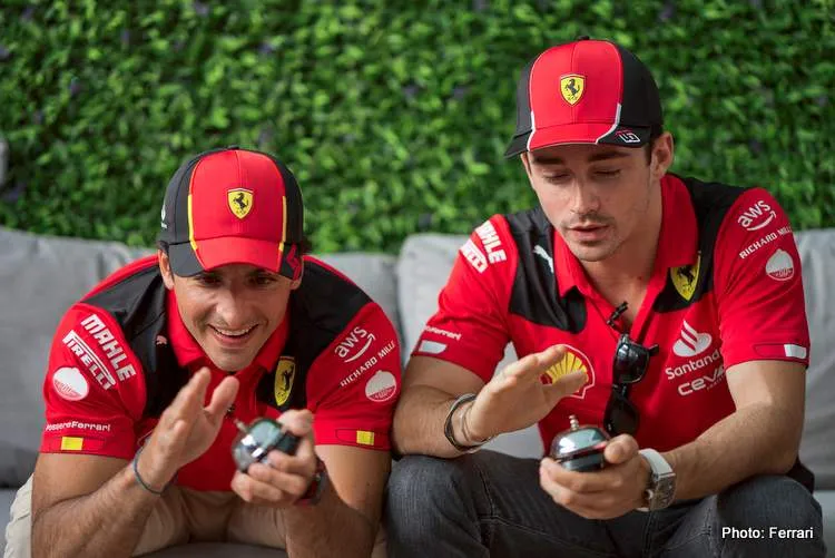 carlos sainz jeddah charles leclerc
