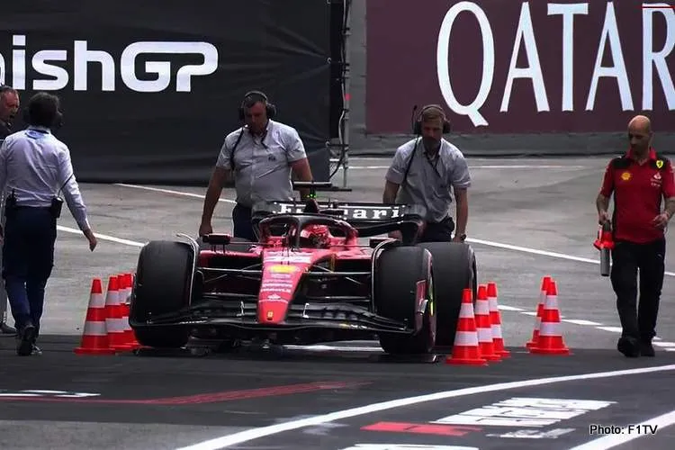 charles leclerc barcelona f1 qualifying