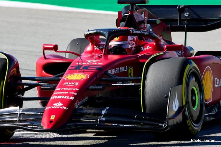 charles leclerc ferrari barcelona 2022 f1 testing 001