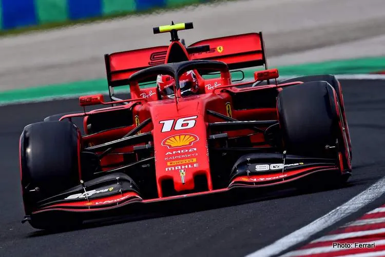 charles leclerc hungary 2019