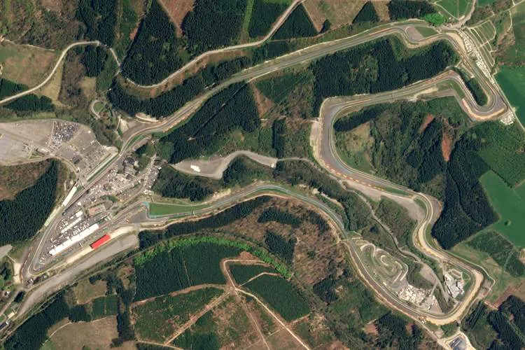 circuit de spa francorchamps april 22 2018 skysat aerial