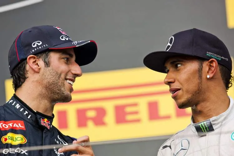 daniel ricciardo lewis hamilton